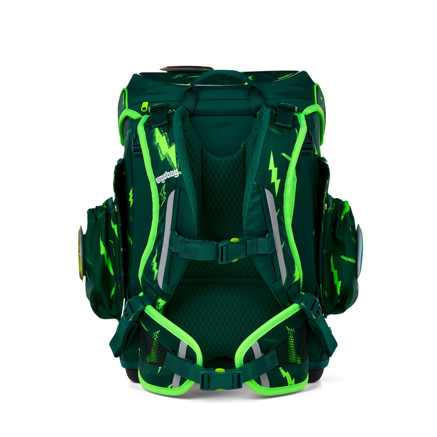 ergobag cubo light LUMI Edition Schulranzen Set 6-teilig 2025 Bärtastisch