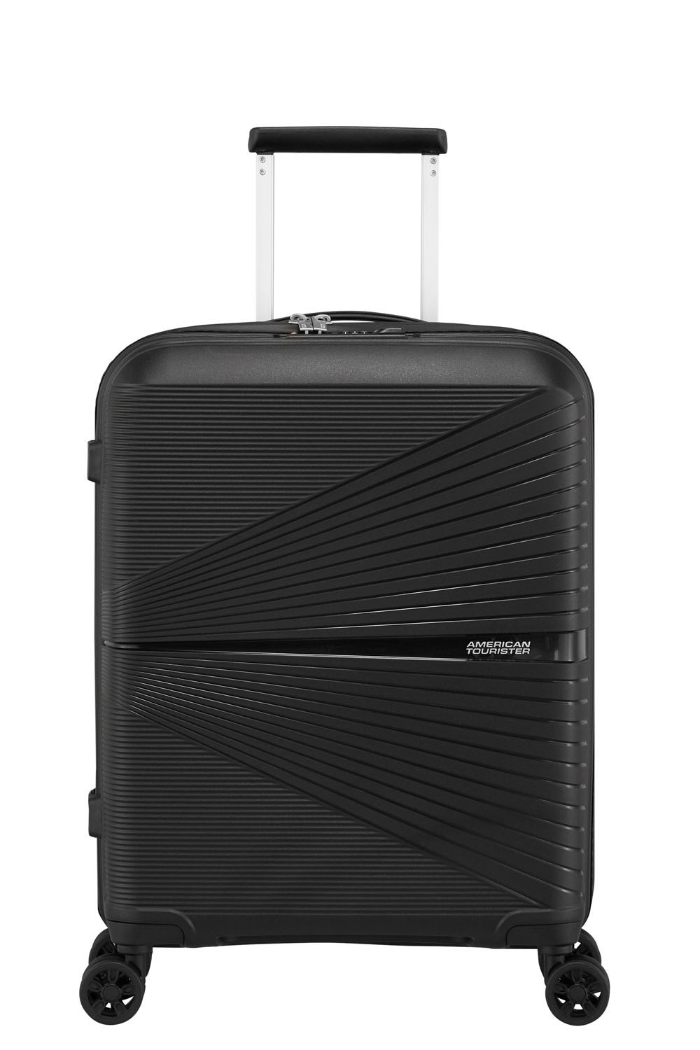 American Tourister Airconic Handgepäck Trolley 55cm mit 4 Rollen + GRATIS HOTELGUTSCHEIN Onyx Black
