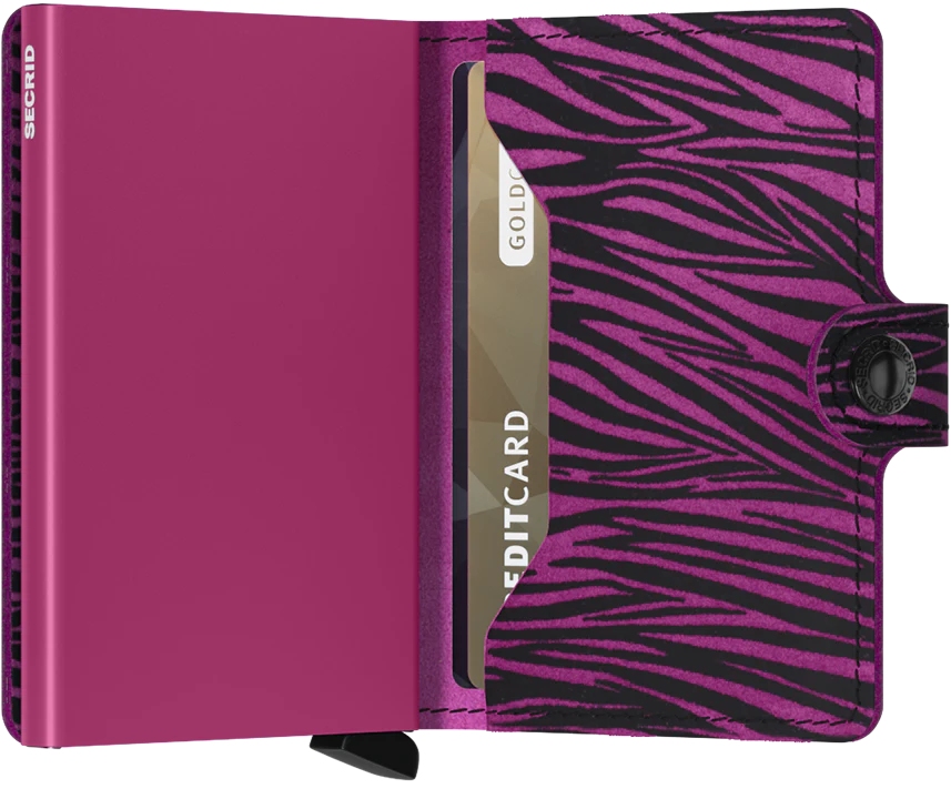 Secrid Miniwallet Zebra MZe-Fuchsia