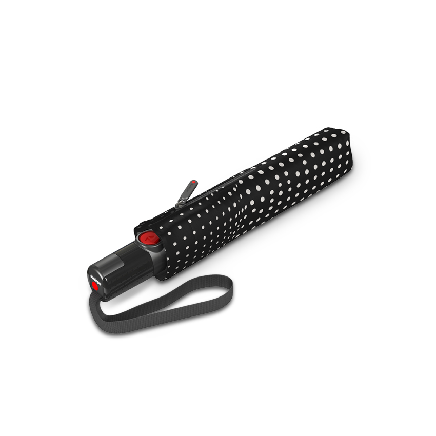 Knirps TS.200 Slim Medium Duomatic Automatischer schmaler Taschenschirm bolero black