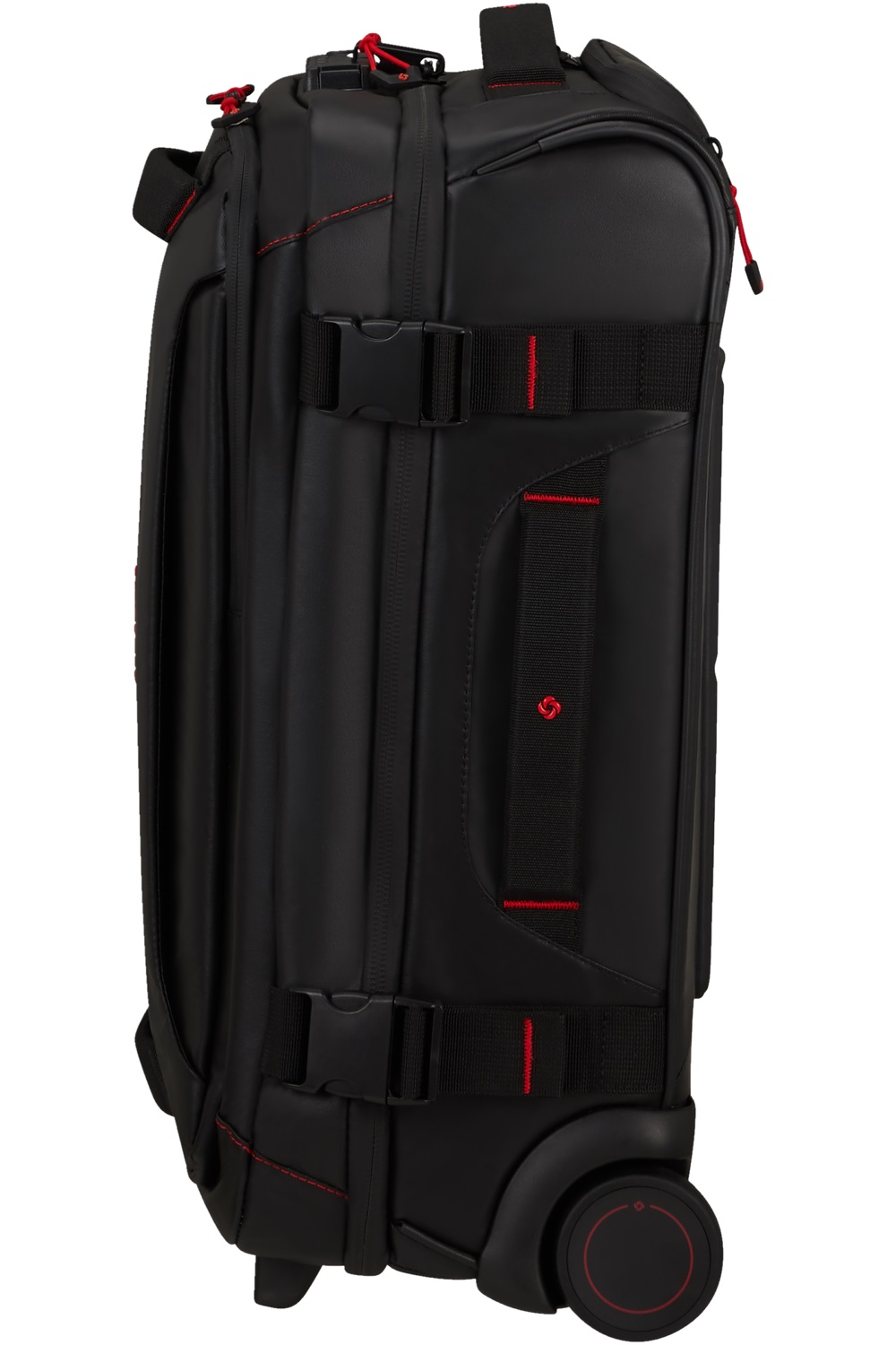 Samsonite Ecodiver Reisetasche mit Rollen & Doppelrahmen 55cm + GRATIS HOTELGUTSCHEIN Schwarz