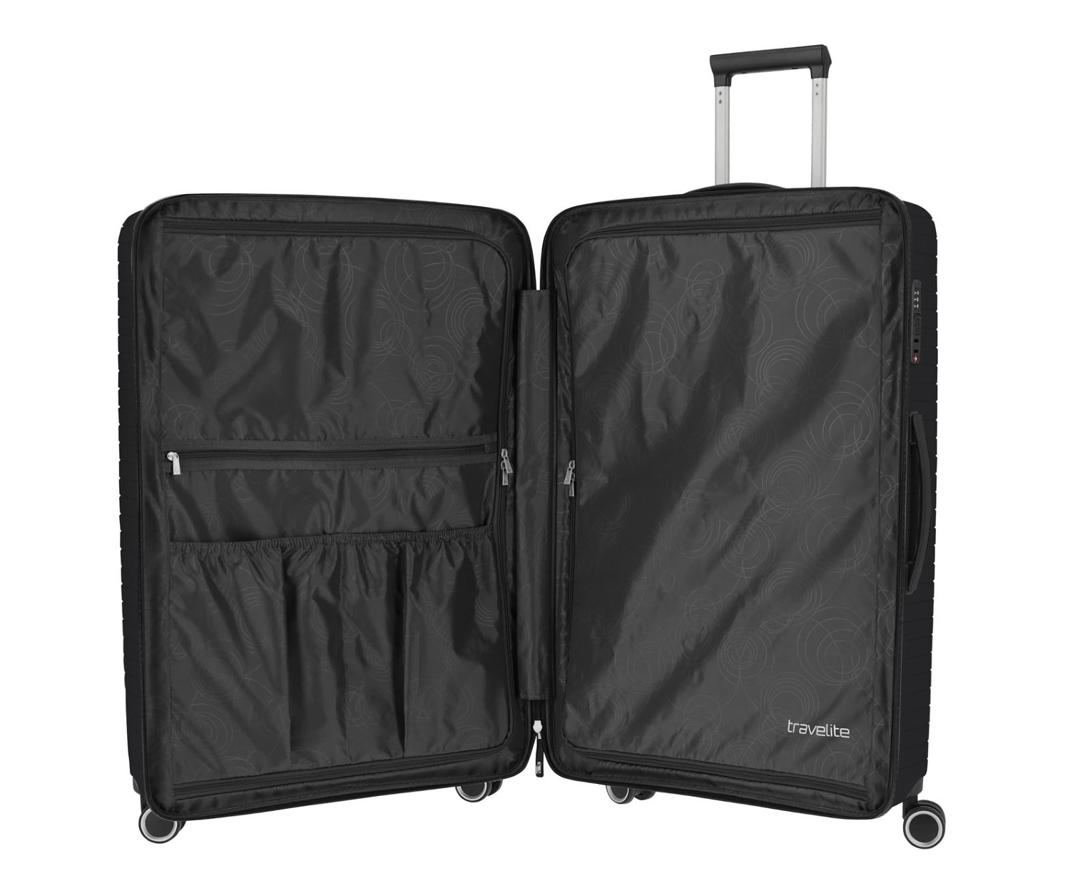 Travelite Orbita Trolley L 4-Rollen Schwarz