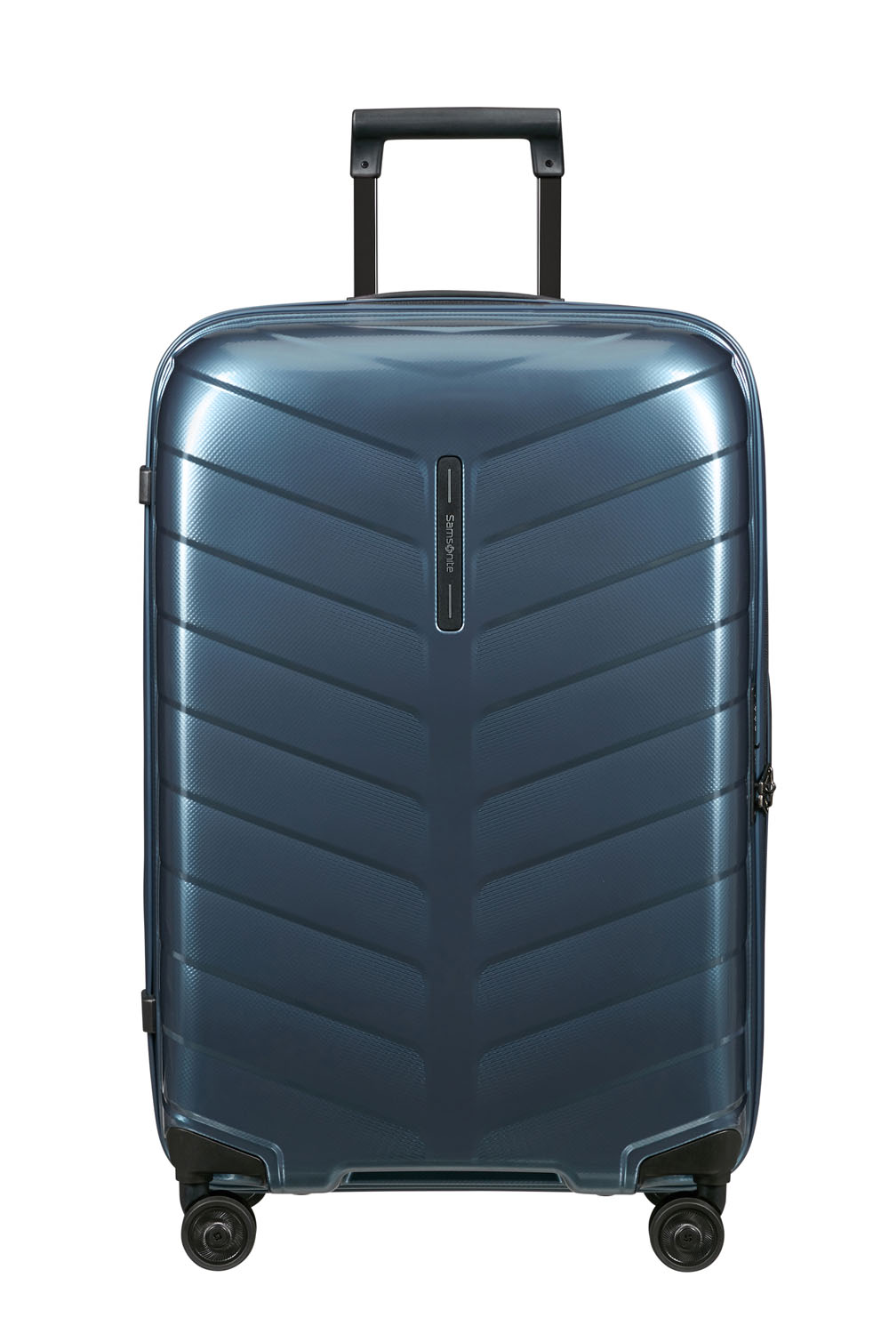 Samsonite Attrix Trolley mit 4 Rollen 69cm Steel Blue Samsonite Attrix Trolley mit 4 Rollen 69cm Steel Blue