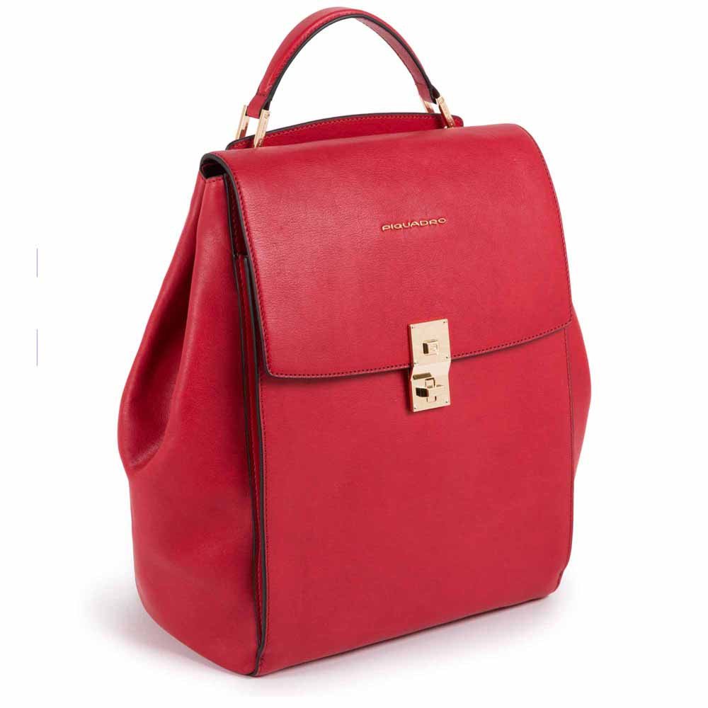 Piquadro DF Ausdehnbarer Damenrucksack mit iPad®Pro 12,9’’- rot