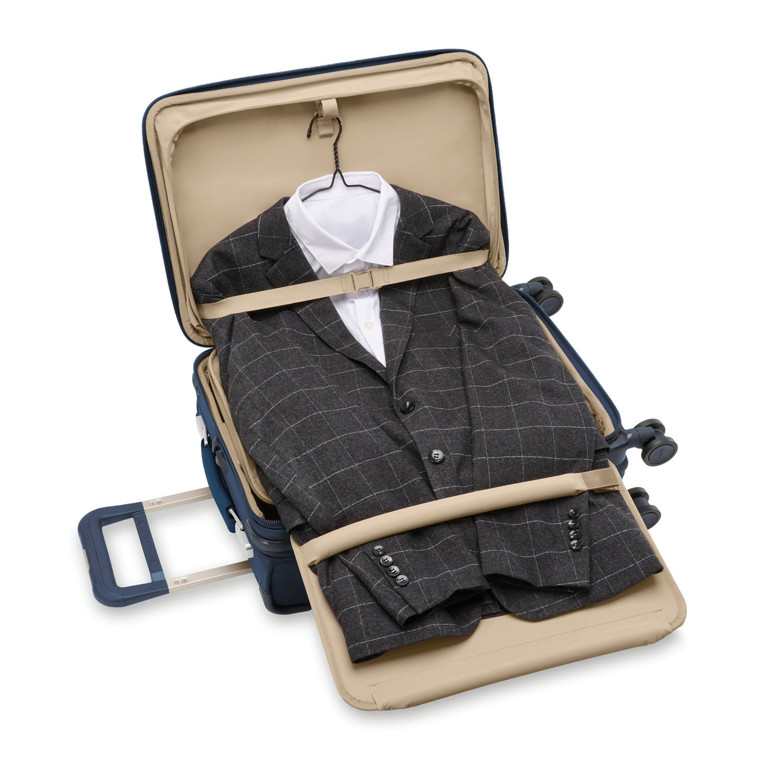 Briggs & Riley Baseline Essential 22" Carry-On Expandable Spinner Navy Briggs & Riley Baseline Essential 22" Carry-On Expandable Spinner Navy