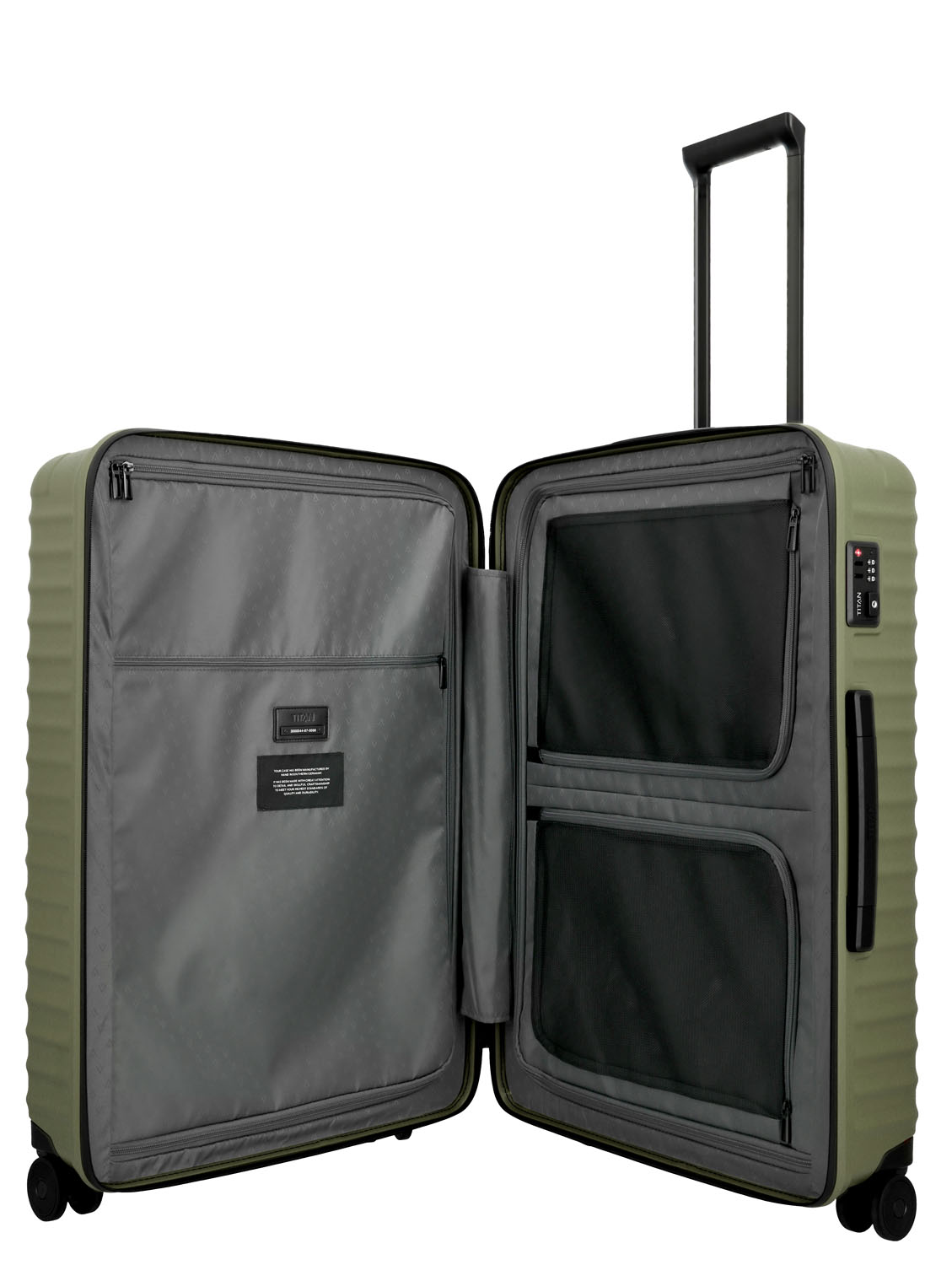 TITAN Upgrade Trolley L 4-Rollen Forest green