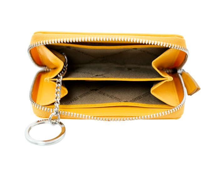 Braun Büffel JOY RFID RV Mini Geldbörse sonnengelb Braun Büffel JOY RFID RV Mini Geldbörse sonnengelb