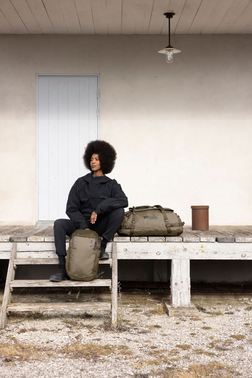 THULE Chasm Reisetasche/Rucksack 70L Deep Khaki THULE Chasm Reisetasche/Rucksack 70L Deep Khaki