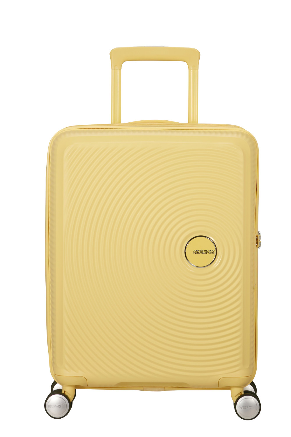 American Tourister Soundbox Trolley S 4R 55cm, erweiterbar Pastel Yellow