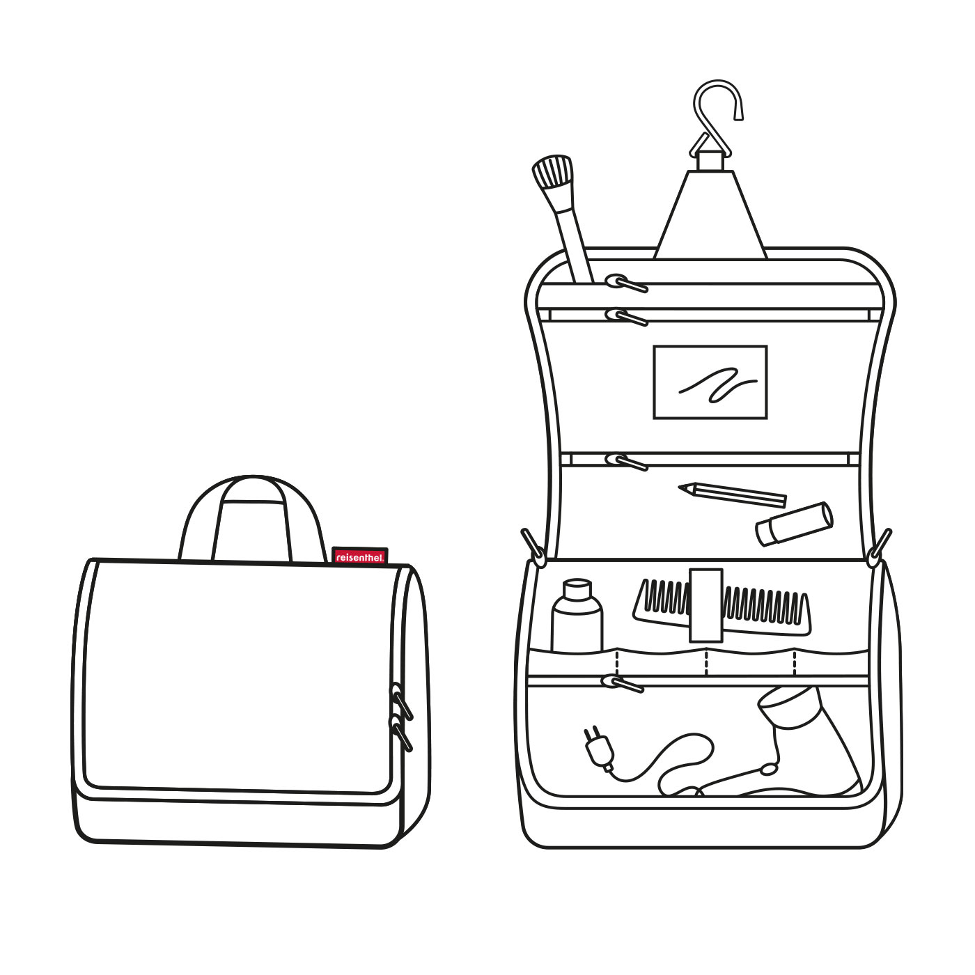 Reisenthel cosmetics toiletbag XL dots