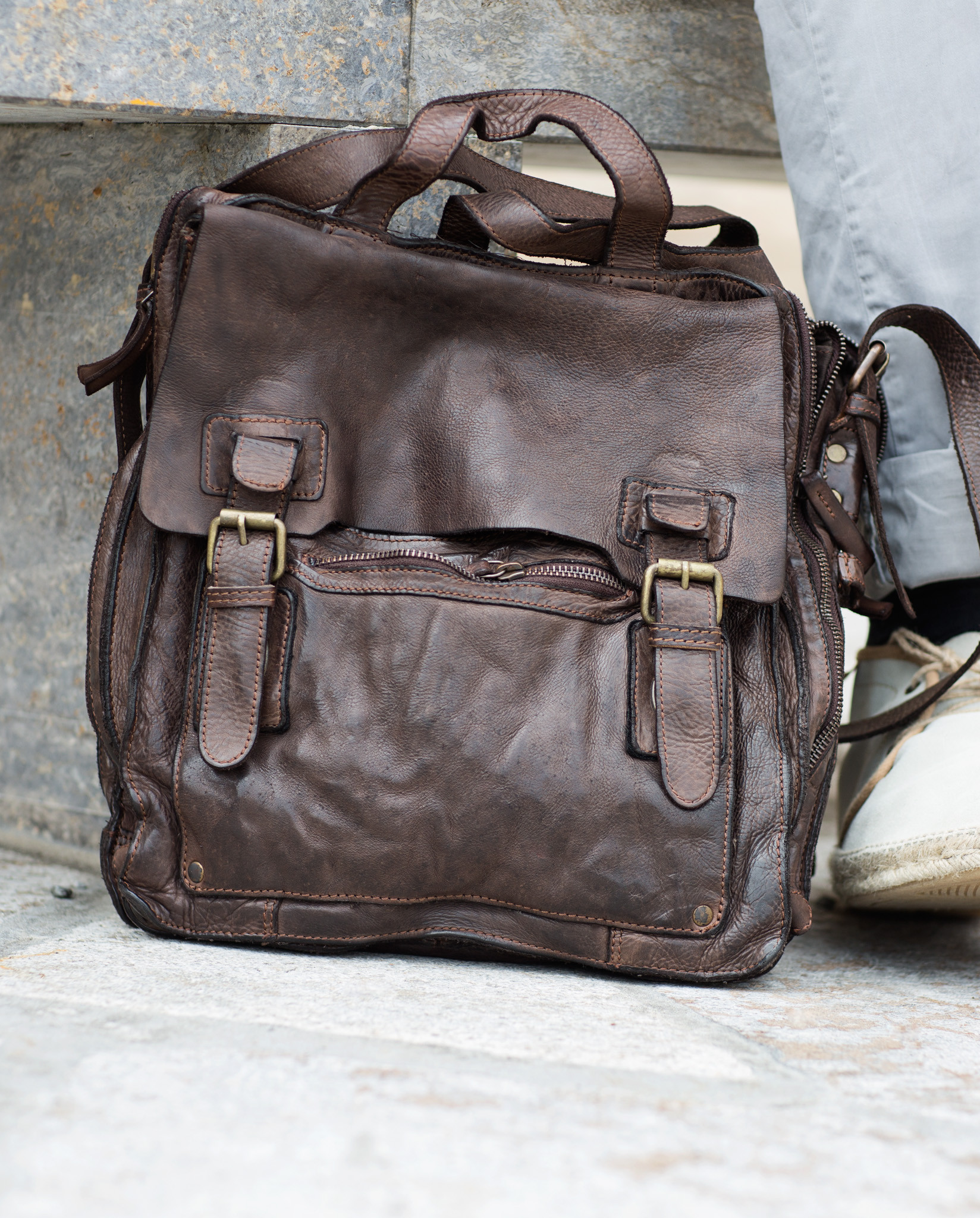 Harold's Submarine Kuriertasche hoch braun Harold's Submarine Kuriertasche hoch braun