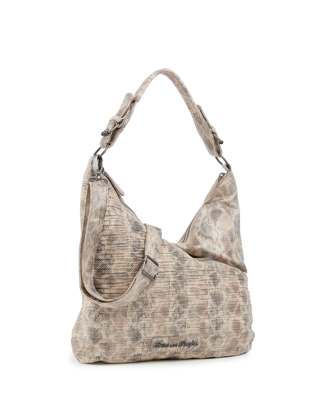 Fritzi aus Preußen Snake Damentasche Dahlia beige