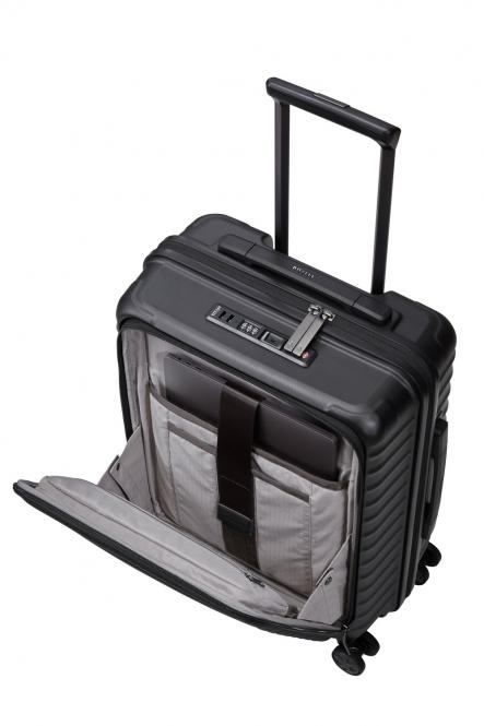 LTAA TITAN LITRON 4-Rollen Trolley S mit Vortasche Schwarz