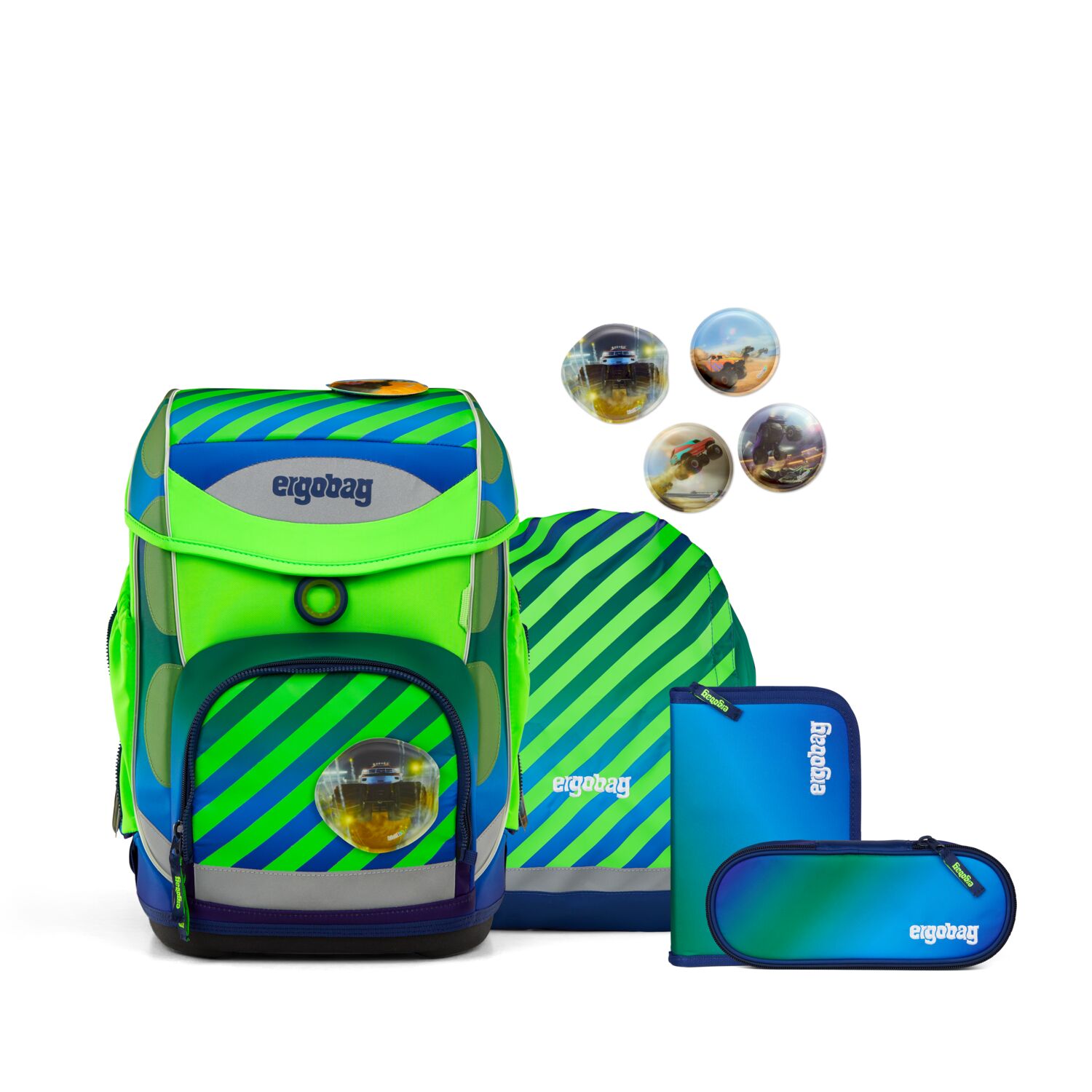 ergobag cubo NEO Edition 5-teiliges Schulrucksack-Set 2025