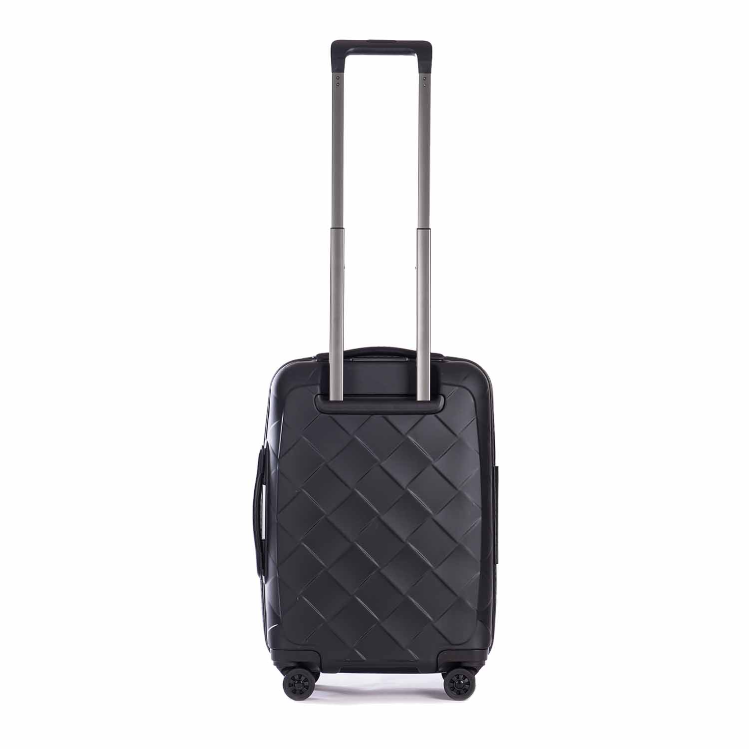 Stratic Leather & More Trolley S mit Vortasche, 4-Rollen Mattblack Stratic Leather & More Trolley S mit Vortasche, 4-Rollen Mattblack
