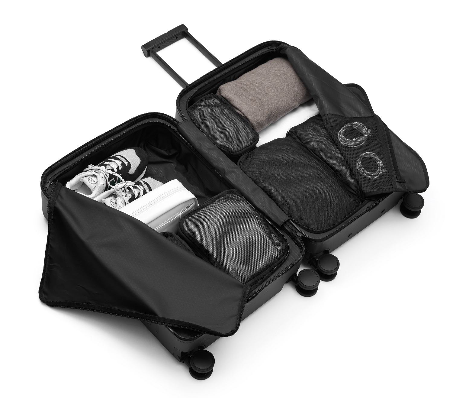 D_b_ Ramverk Check-in Luggage Medium Black Out D_b_ Ramverk Check-in Luggage Medium Black Out