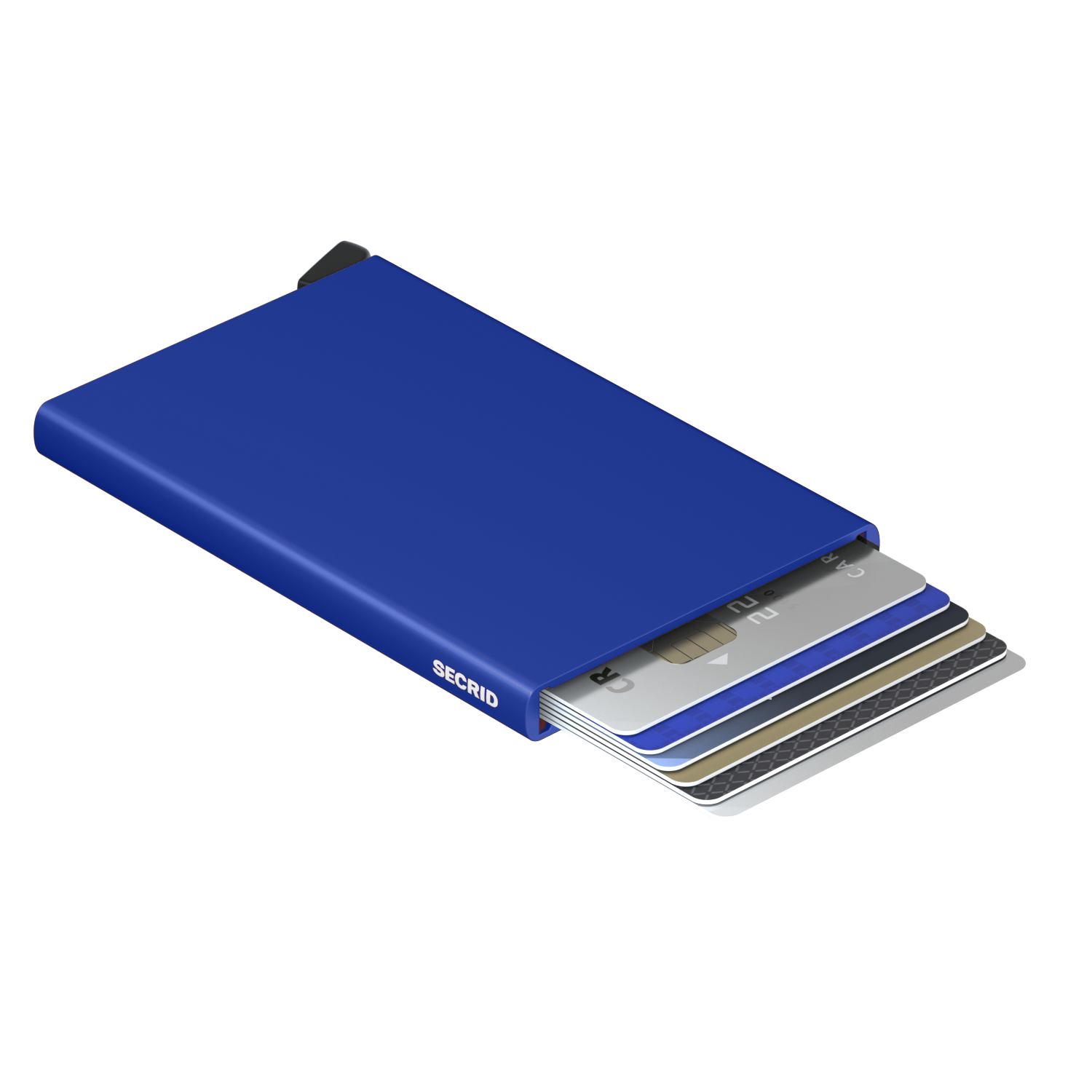 Secrid Cardprotector aus Aluminium C-Blue