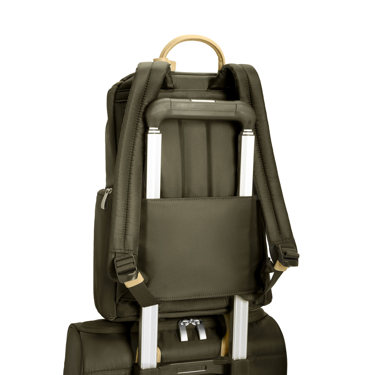 Briggs & Riley Rhapsody U Zip Backpack Olive