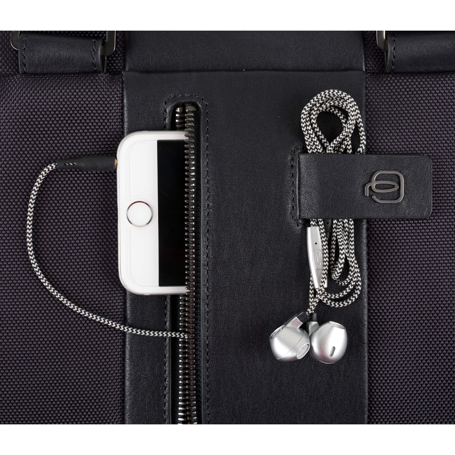 Piquadro Brief Reisetasche mit Schuhfach black Piquadro Brief Reisetasche mit Schuhfach black