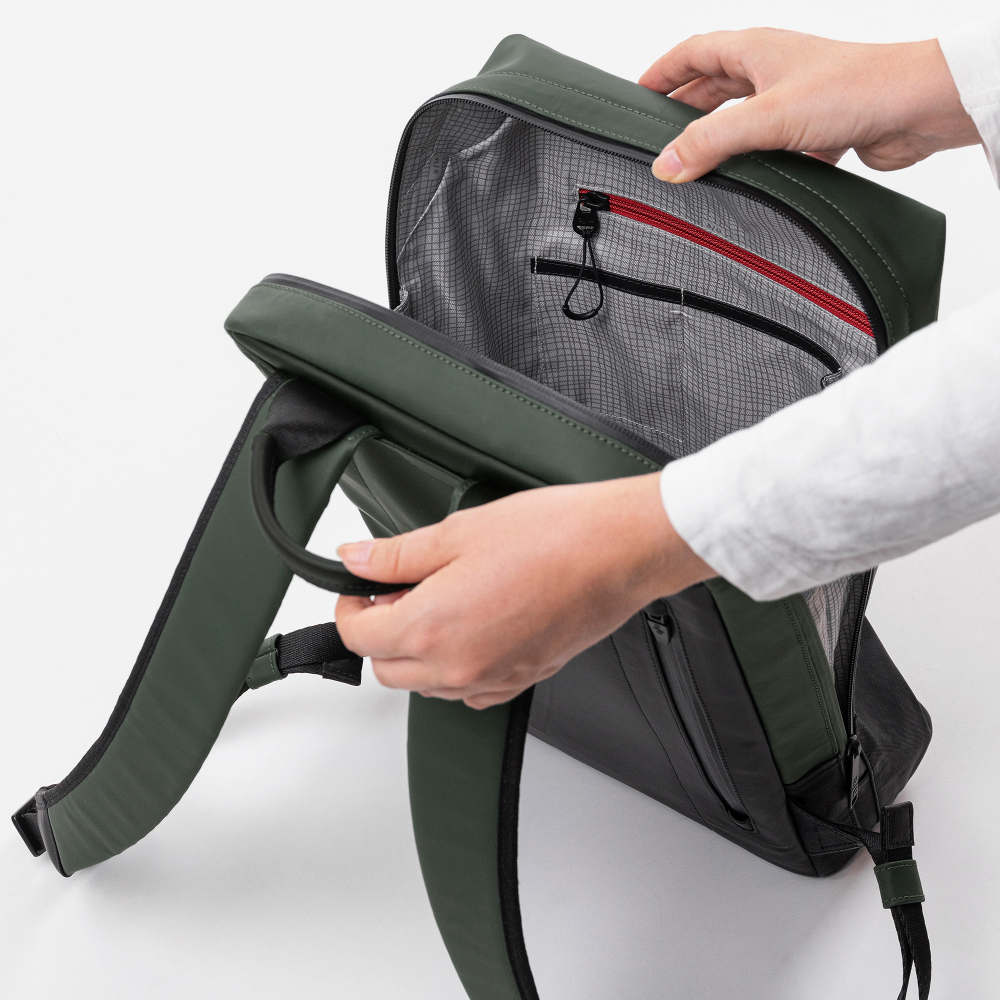 aunts & uncles Japan Nishi Hamamatsu Rucksack mit 13" Notebookfach forest night