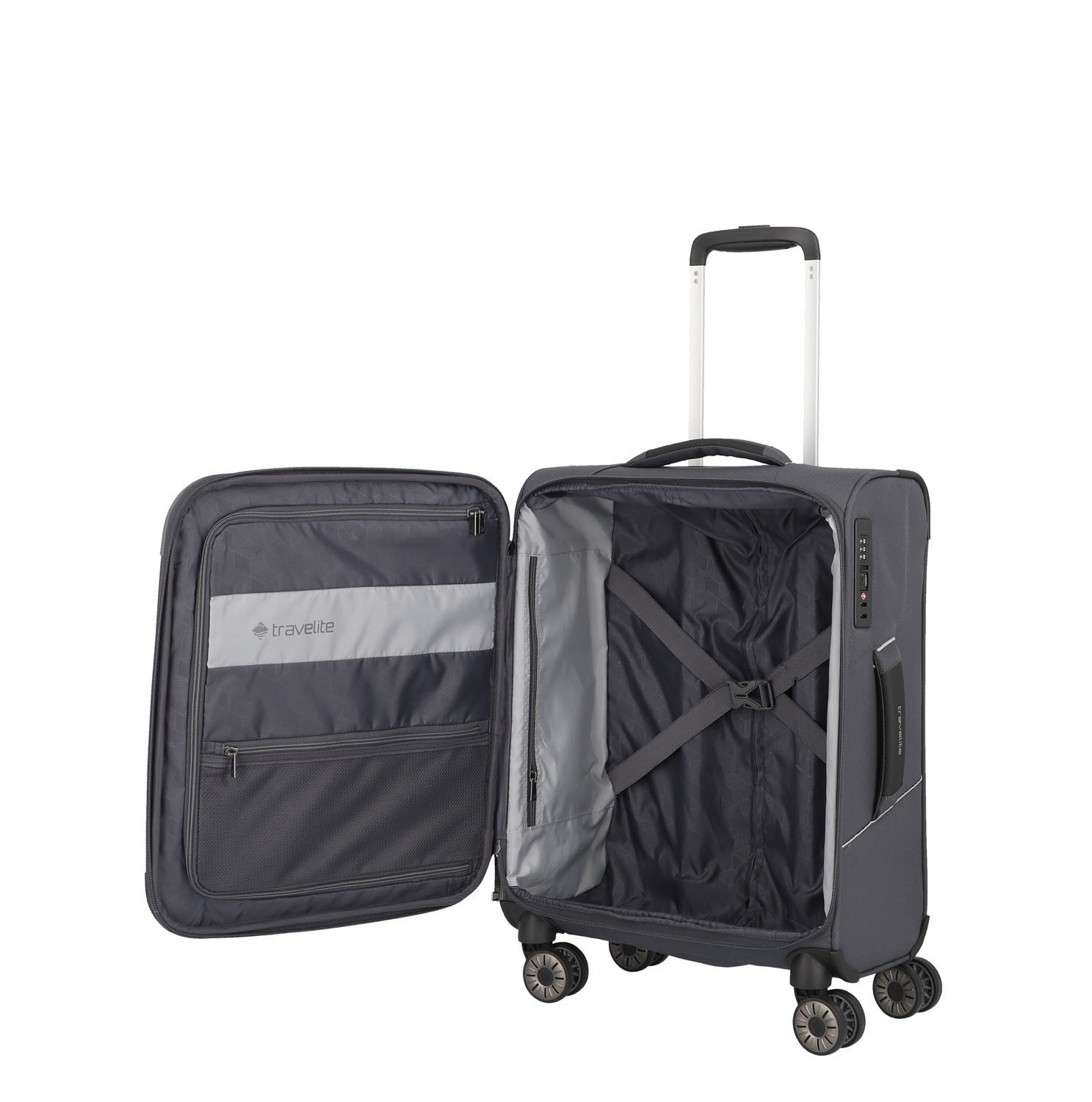Travelite Skaii Trolley S, 4 Rollen Gipfelgrau Travelite Skaii Trolley S, 4 Rollen Gipfelgrau