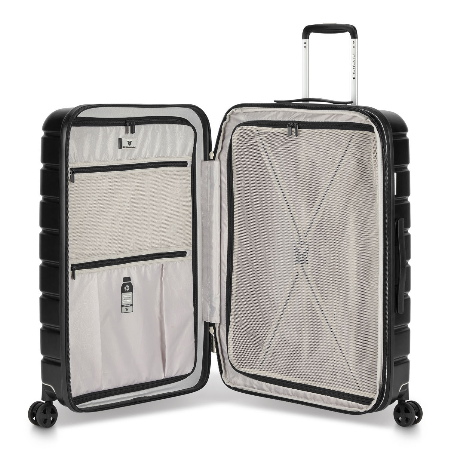 Roncato ReLIFE Mittelgrosser Trolley erweiterbar 73cm Black