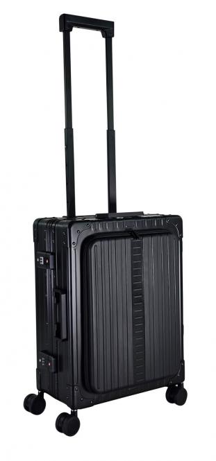 Aleon Business Traveler Slim International Carry-On 21" mit Front Flap Schwarz