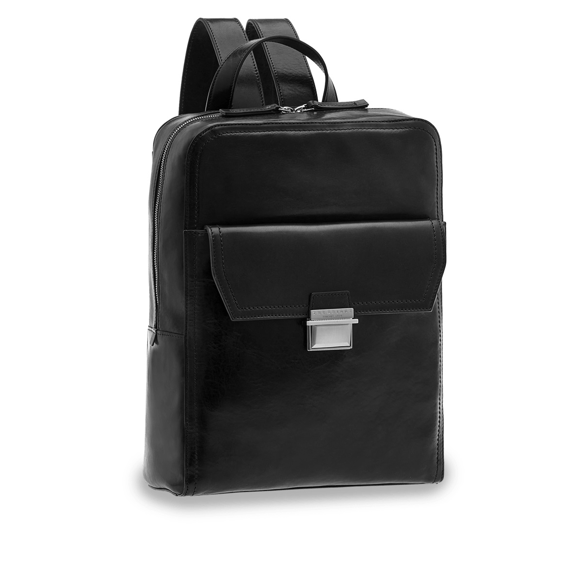 The Bridge Dante Leder-Rucksack 42cm Schwarz/Palladium/Ruthenium The Bridge Dante Leder-Rucksack 42cm Schwarz/Palladium/Ruthenium