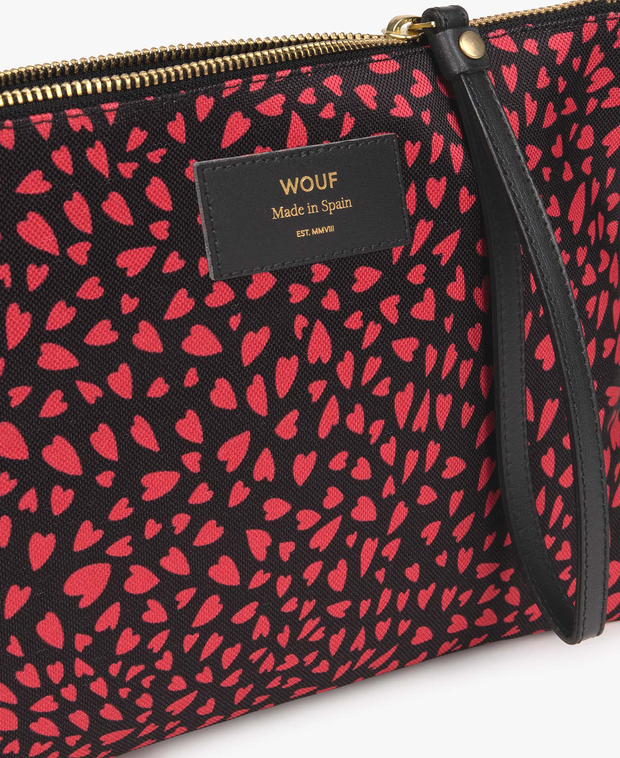 Wouf Accessories XL Pouch Bag Hearts Wouf Accessories XL Pouch Bag Hearts