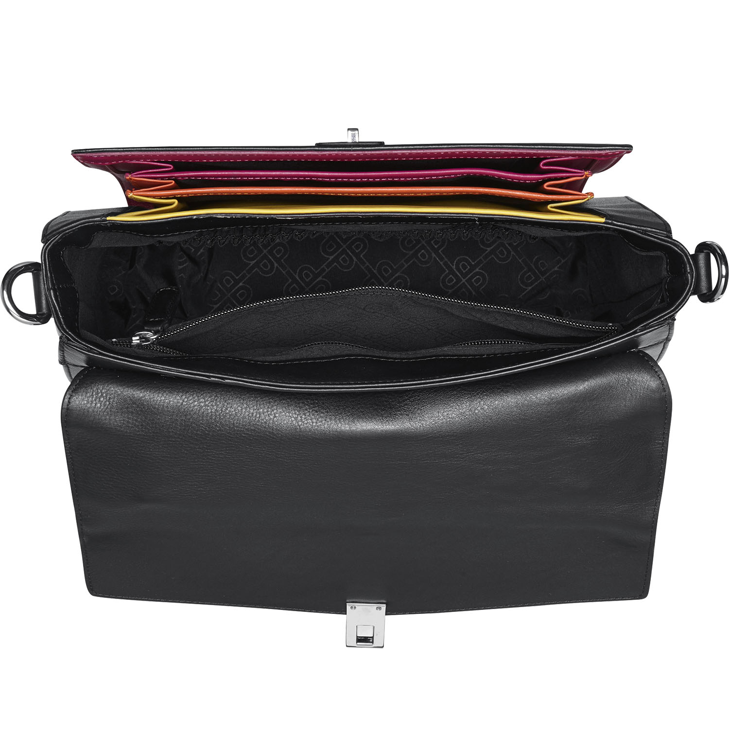 Picard Fan Damentasche aus Leder 9017 Schwarz