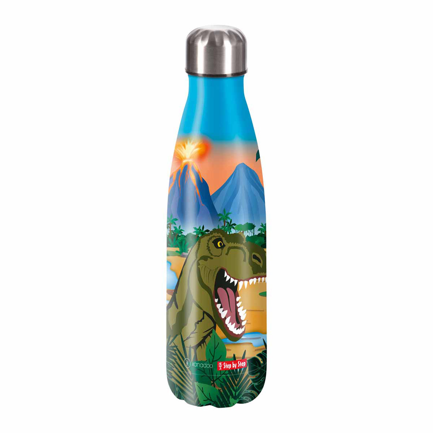 Step by Step Schulzubehör Isolierte Edelstahl-Trinkflasche Xanadoo 500ml Dino Torex Step by Step Schulzubehör Isolierte Edelstahl-Trinkflasche Xanadoo 500ml Dino Torex