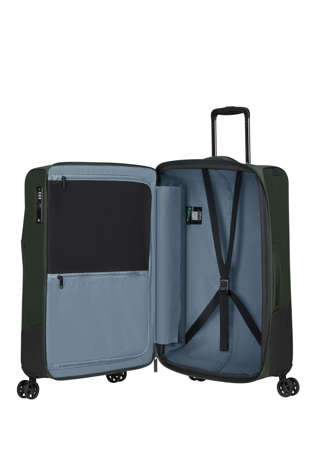 Samsonite Biz2Go TRVL Spinner 66cm Exp + GRATIS HOTELGUTSCHEIN Earth Green