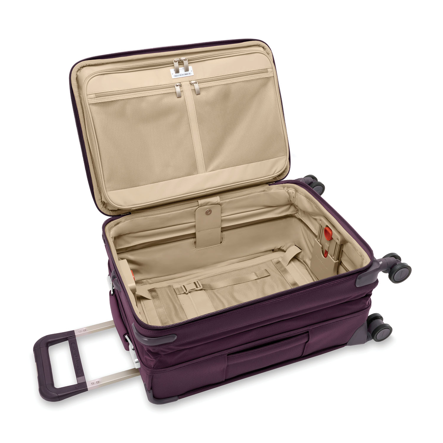 Briggs & Riley Baseline Essential 22" Carry-On Expandable Spinner Plum Briggs & Riley Baseline Essential 22" Carry-On Expandable Spinner Plum