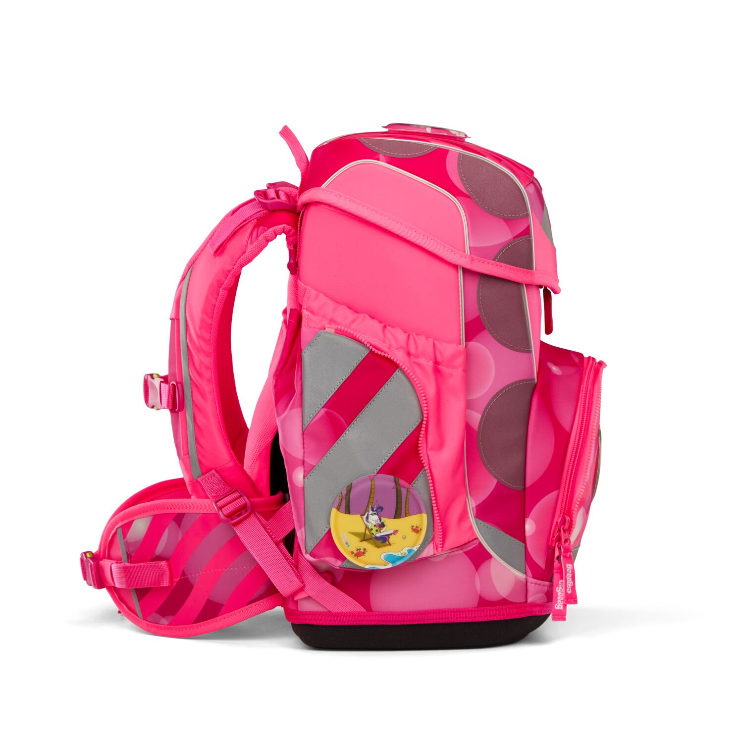 ergobag cubo NEO Edition 5-teiliges Schulrucksack-Set 2025 KuntBärbuntes Einhorn