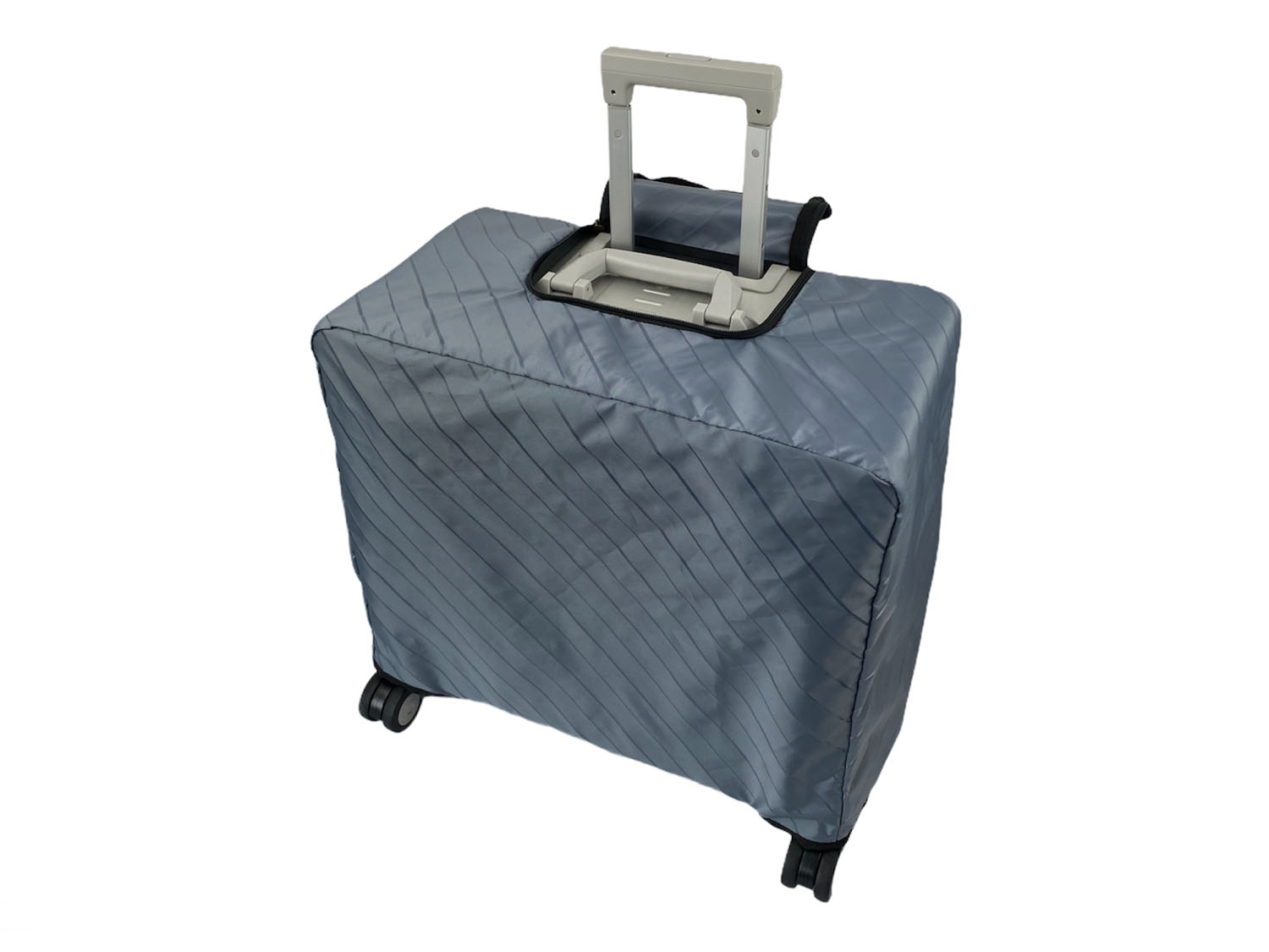Aleon Pilotenkoffer 17" 4-Rollen - 46L Silber