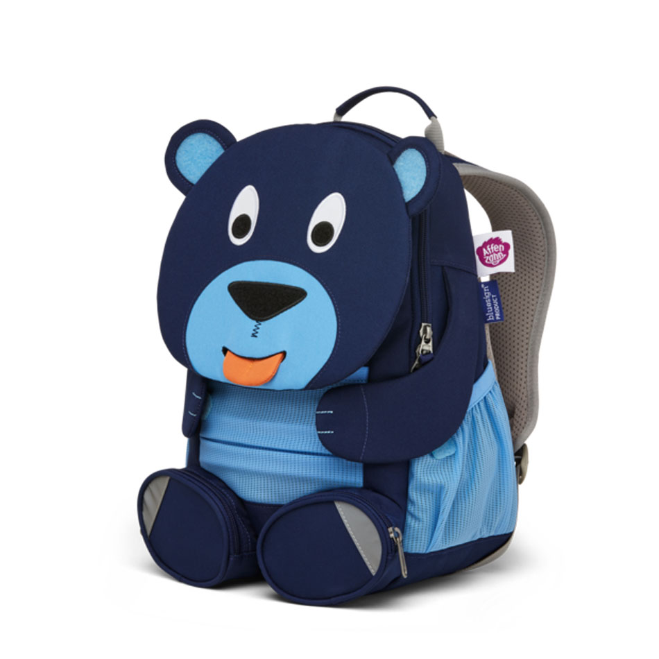 Affenzahn Großer Freund "Bär" Kindergartenrucksack Blau Affenzahn Großer Freund "Bär" Kindergartenrucksack Blau