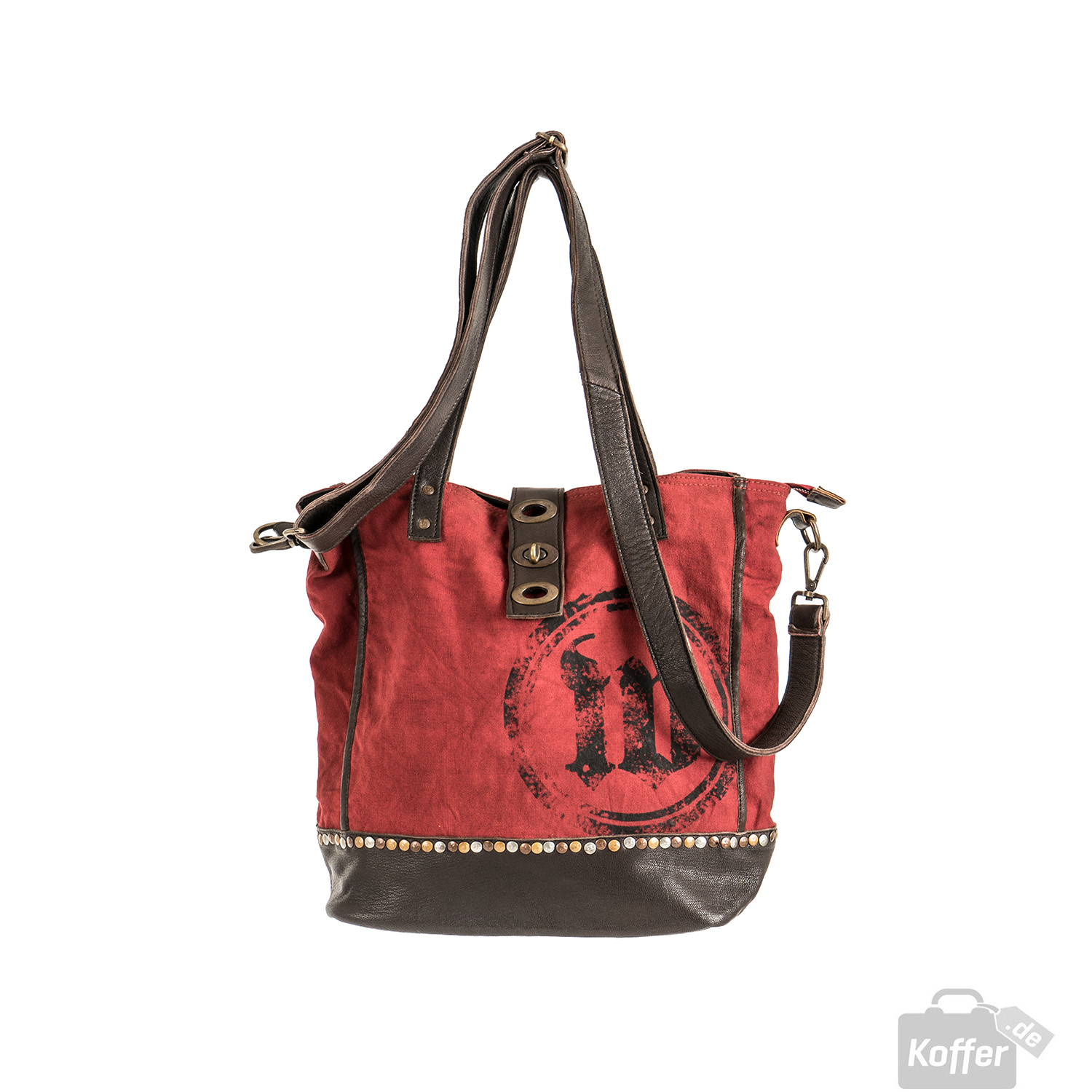 Wunschstück Tote Bahiba dark brown / red Wunschstück Tote Bahiba dark brown / red