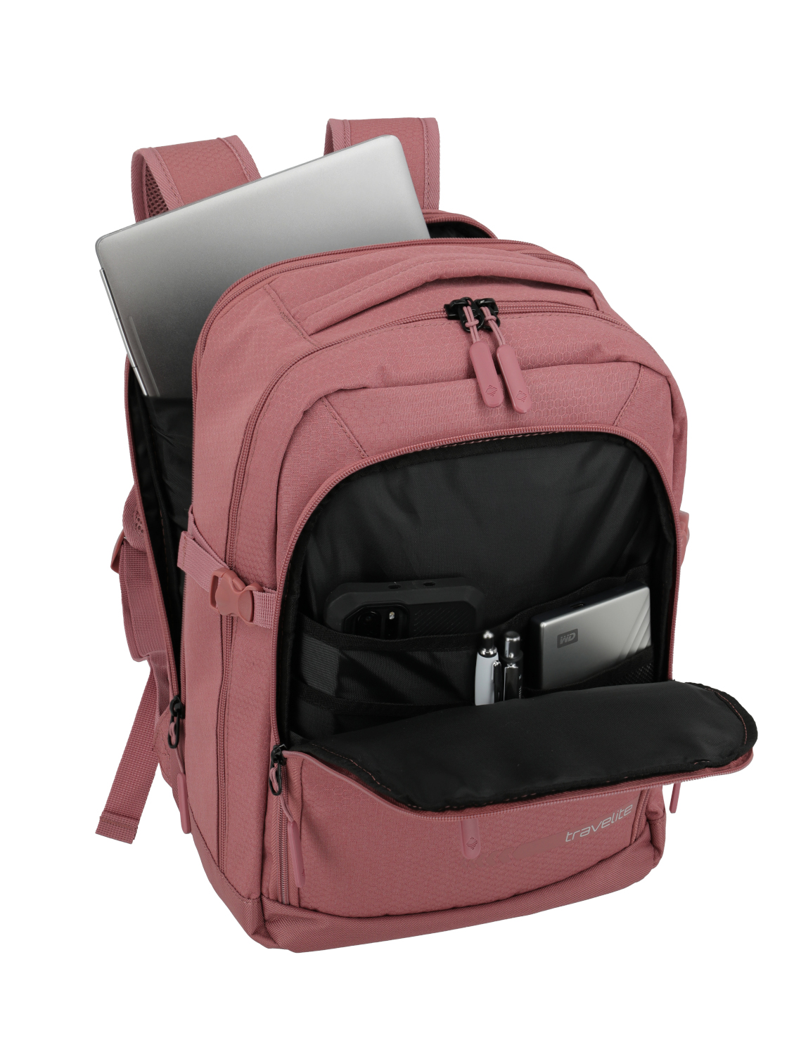 Travelite Kick Off Cabin Rucksack Rosé