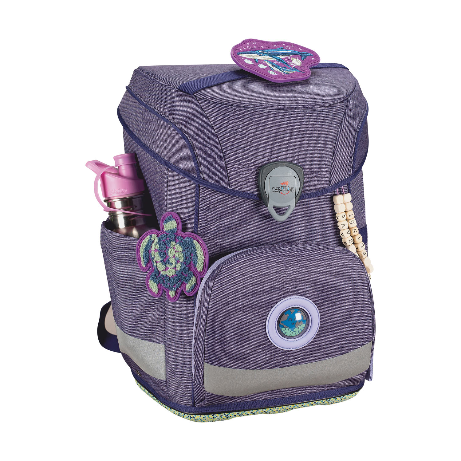 DerDieDas ErgoFlex EASY Exklusiv "ECO" Schulrucksack-Set 5-teilig, aus Bananenfasern! My Planet DerDieDas ErgoFlex EASY Exklusiv "ECO" Schulrucksack-Set 5-teilig, aus Bananenfasern! My Planet