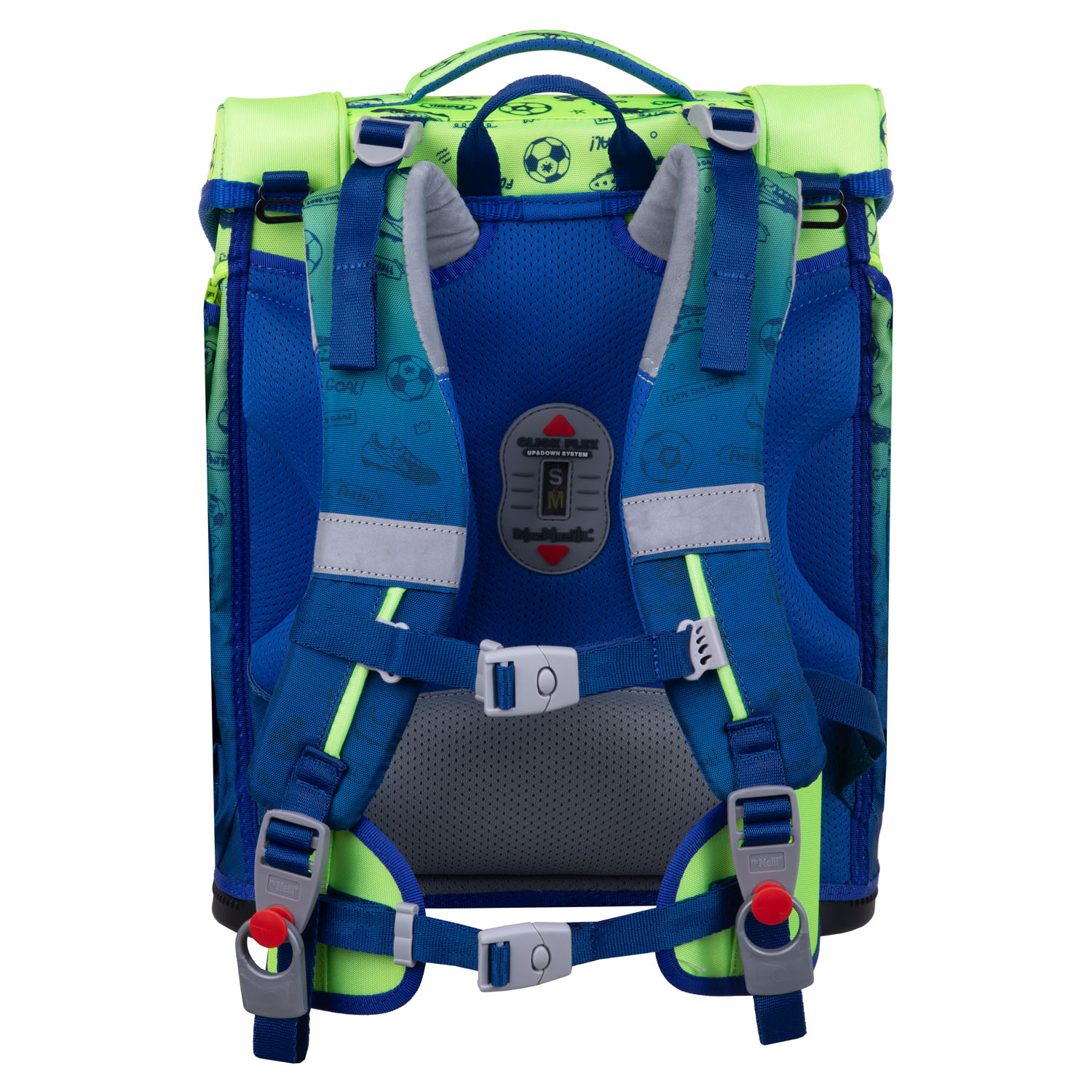 McNeill Perfecto Kollektion 2025 -Schulranzen-Set 5tlg., FOOTBALL 2T