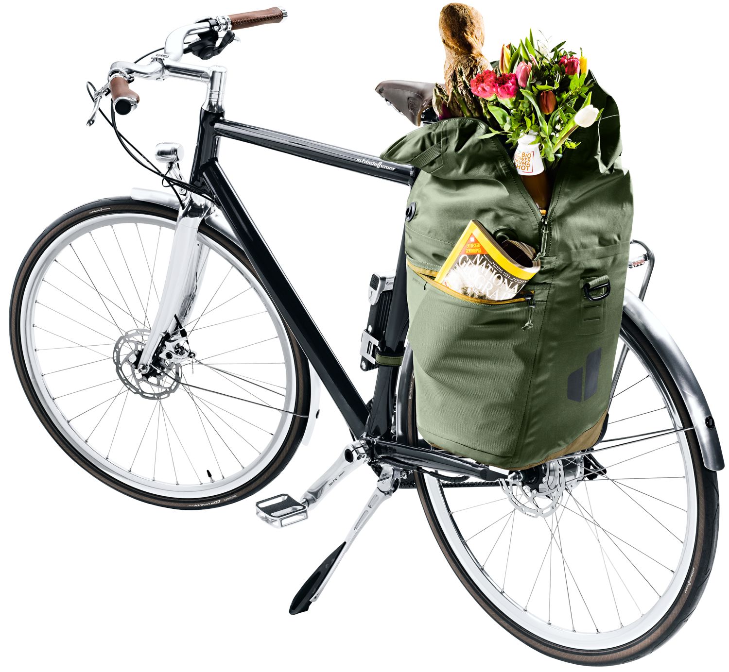 Deuter Mainhattan 17+10 Fahrradtasche khaki-clay Deuter Mainhattan 17+10 Fahrradtasche khaki-clay