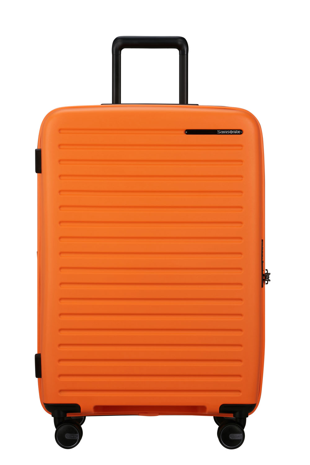 Samsonite Restackd Trolley mit 4 Rollen erweiterbar 68cm + GRATIS HOTELGUTSCHEIN Papaya