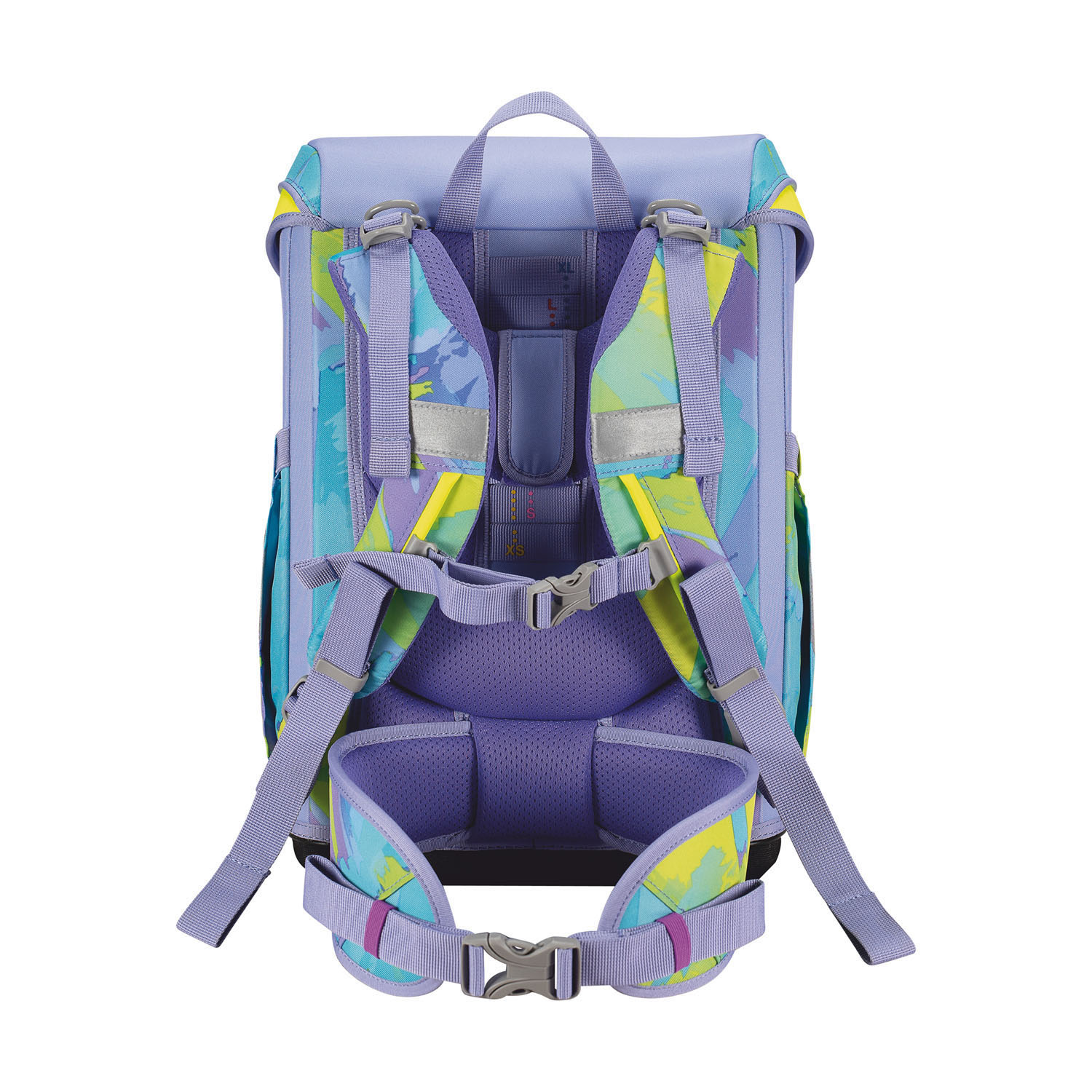 DerDieDas ErgoFlex EASY Schulrucksack-Set 5-teilig mit Sportbeutel Hippie Hair