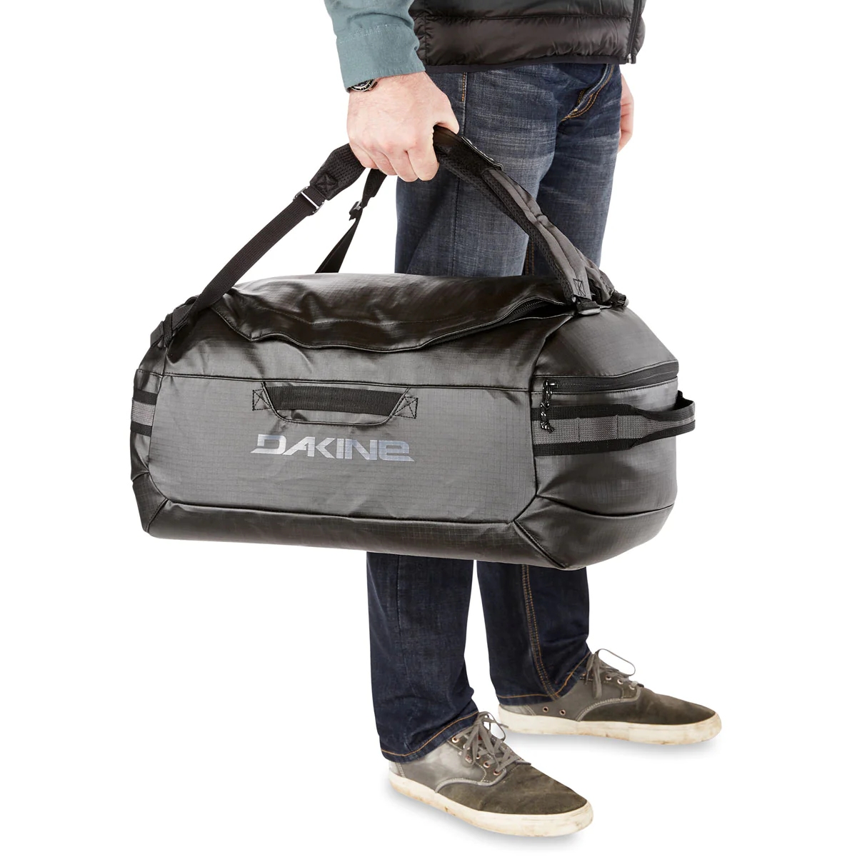 Dakine Ranger Duffle 60L - Reisetasche mit Rucksack Funktion Black Dakine Ranger Duffle 60L - Reisetasche mit Rucksack Funktion Black