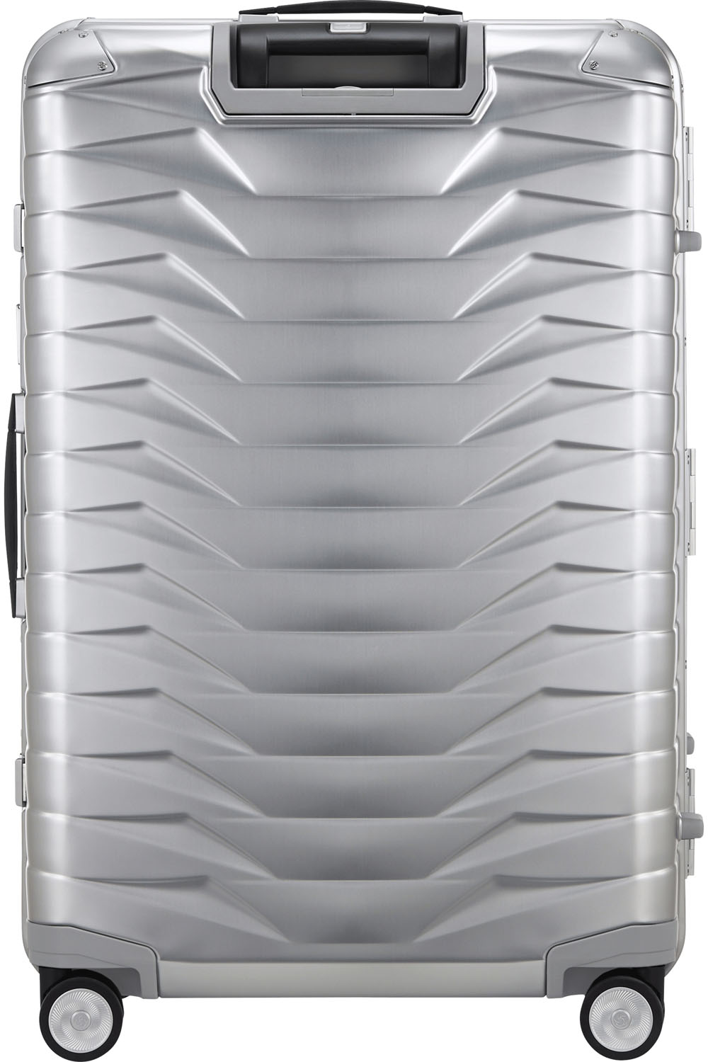 Samsonite Proxis Alu Trolley mit 4 Rollen 76cm + GRATIS HOTELGUTSCHEIN Aluminium