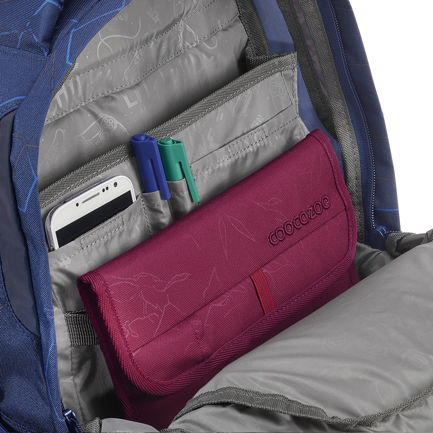 Coocazoo Schulrucksack Joker Blue Motion