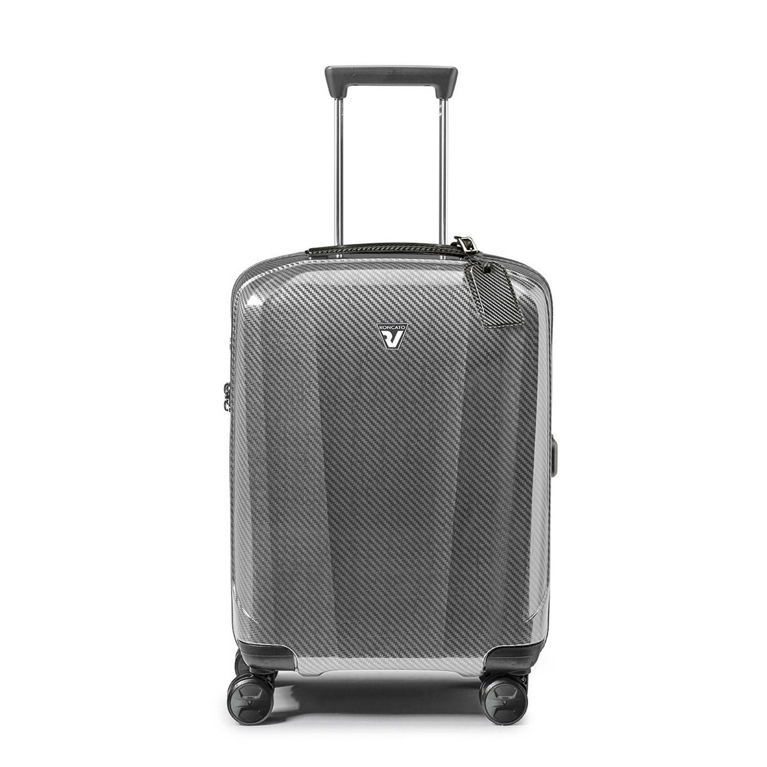 Roncato WE ARE GLAM DLX Carry-on Spinner 55cm erweiterbar Black/Platinum Roncato WE ARE GLAM DLX Carry-on Spinner 55cm erweiterbar Black/Platinum
