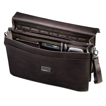 Hama Est. 1923 Amsterdam Rafael Ledertasche Rustic Dark Brown