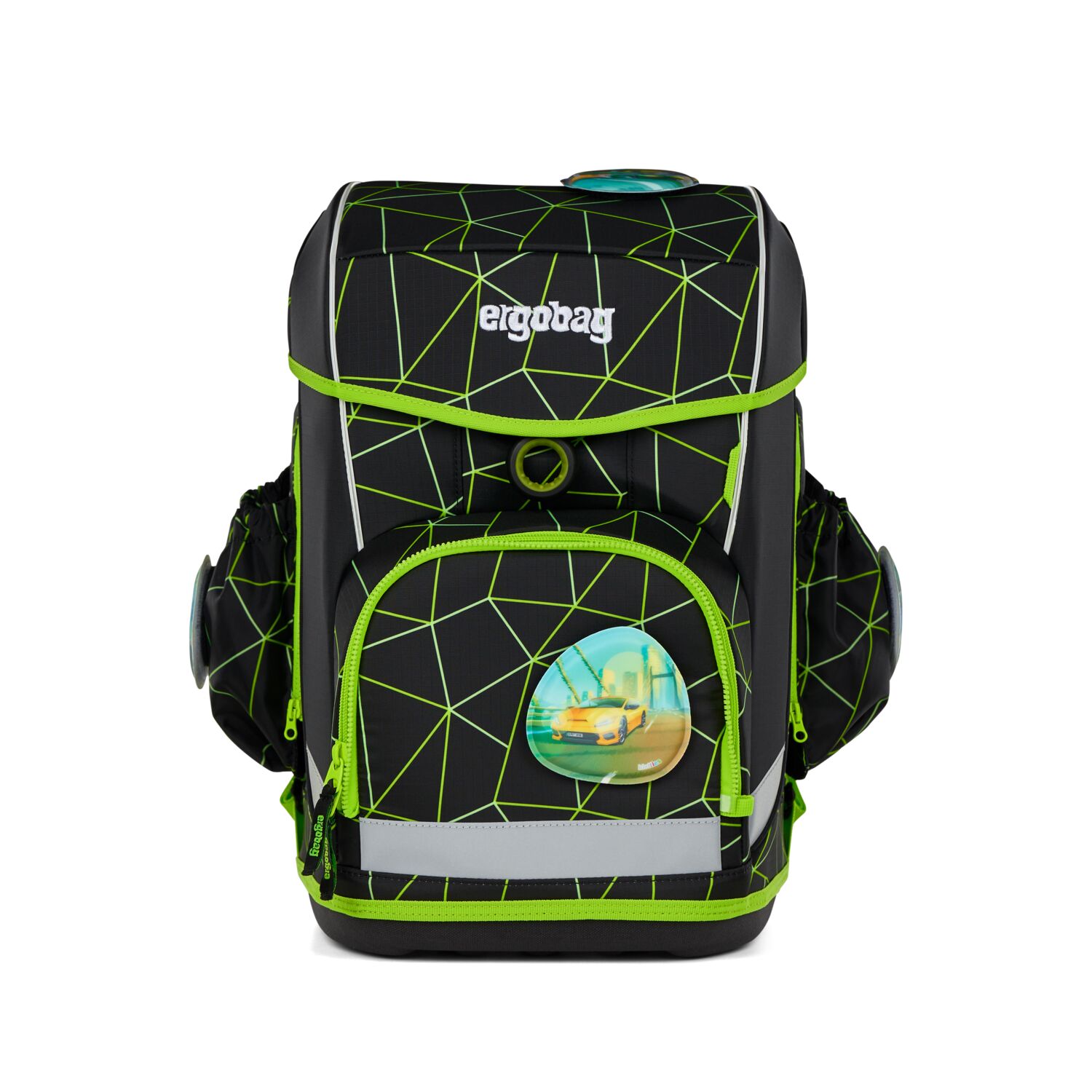 ergobag cubo light LUMI Edition Schulranzen Set 6-teilig 2025 CyBär Race ergobag cubo light LUMI Edition Schulranzen Set 6-teilig 2025 CyBär Race