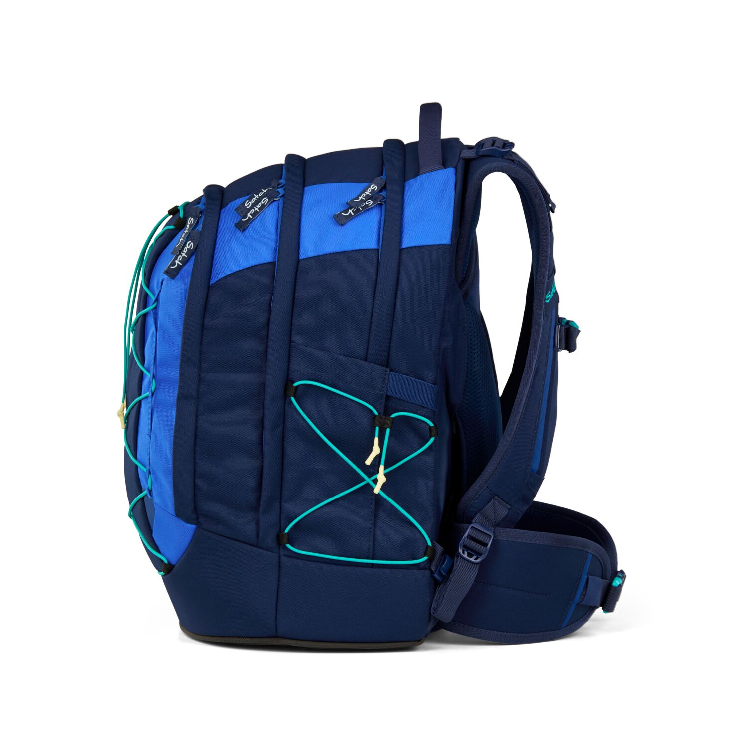 satch pack Sneaker Style Schulrucksack Crossed Blue